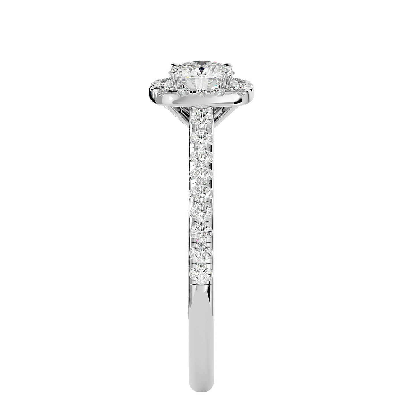 Blakey Halo diamond engagement ring