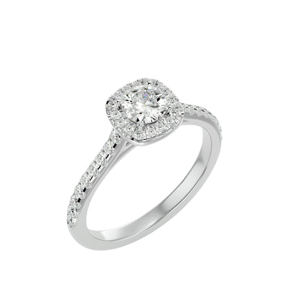 Blakey Halo diamond engagement ring