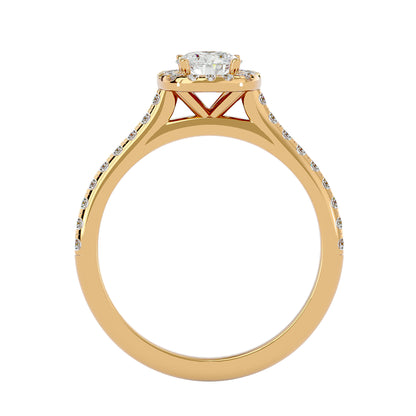 Blakey Halo diamond engagement ring
