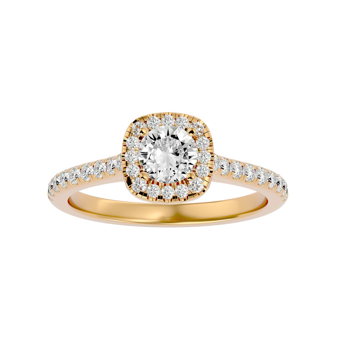 Blakey Halo diamond engagement ring