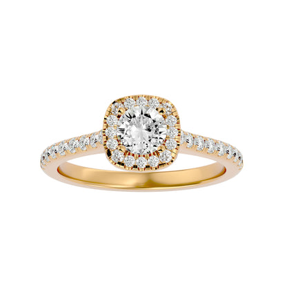 Blakey Halo diamond engagement ring