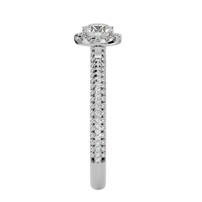 Isabella Halo diamond engagement ring