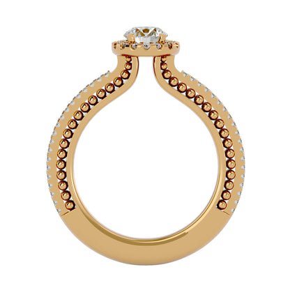 Isabella Halo diamond engagement ring