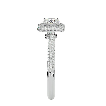 Amara Halo Diamond Engagement Ring