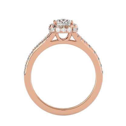 Verena Halo Diamond Engagement Ring
