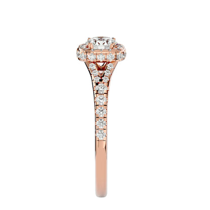 Verena Halo Diamond Engagement Ring