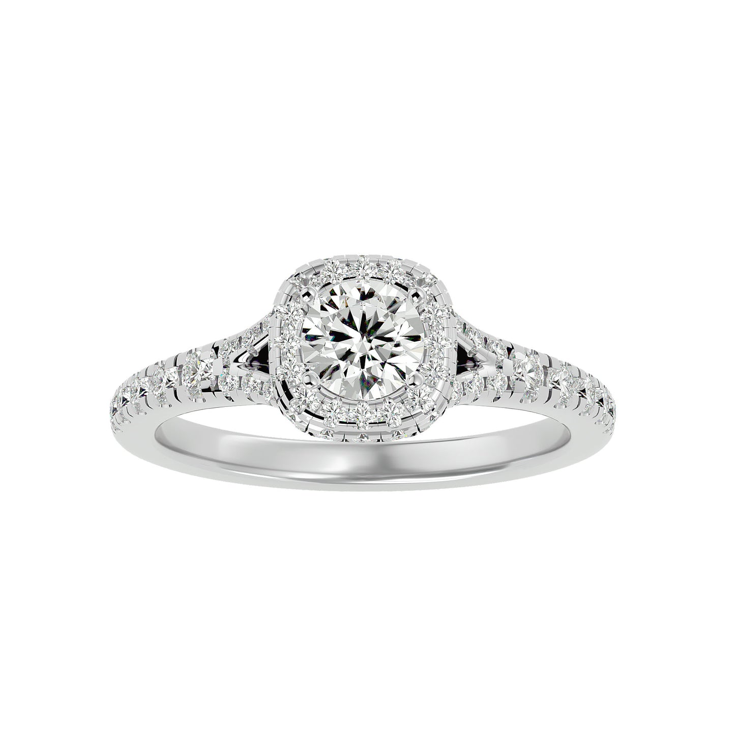 Verena Halo Diamond Engagement Ring