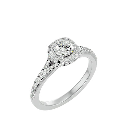 Verena Halo Diamond Engagement Ring