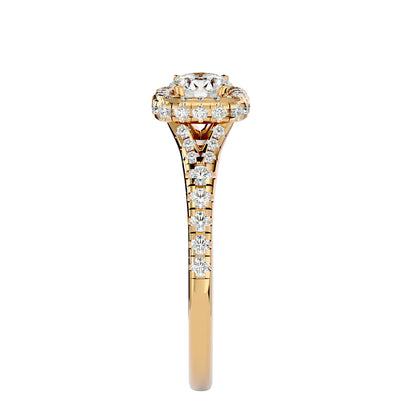 Verena Halo Diamond Engagement Ring