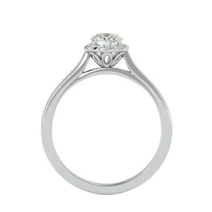 Roxane Halo Diamond Engagement Ring