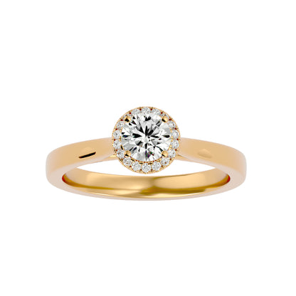 Roxane Halo Diamond Engagement Ring