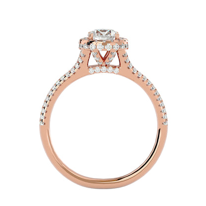 Mariam Halo Diamond Engagement Ring