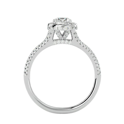 Mariam Halo Diamond Engagement Ring