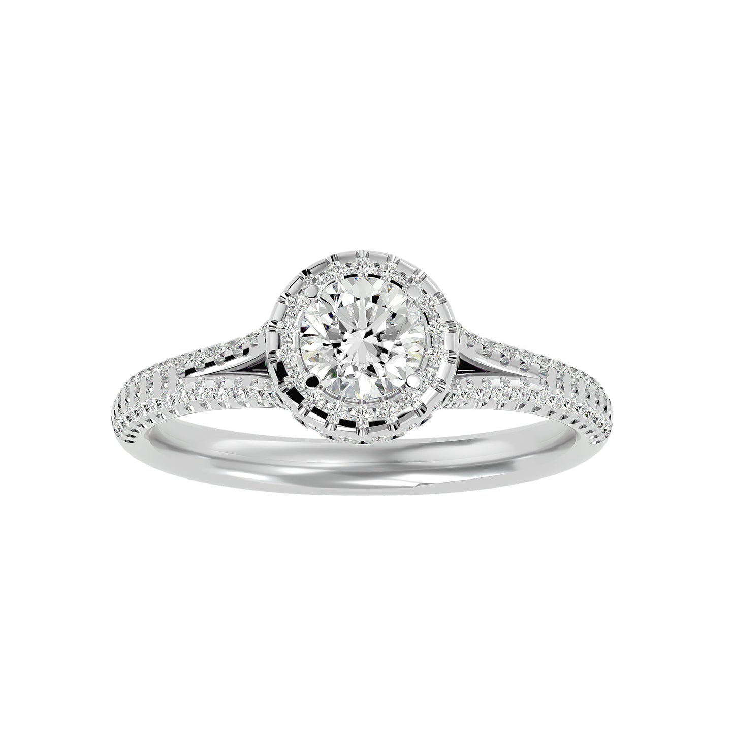 Mariam Halo Diamond Engagement Ring