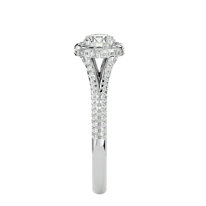 Mariam Halo Diamond Engagement Ring