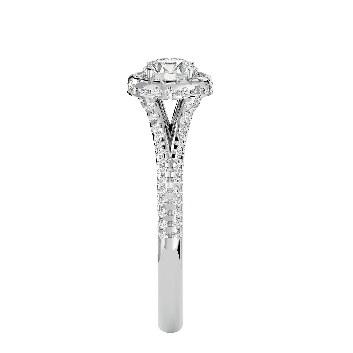Mariam Halo Diamond Engagement Ring