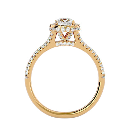 Mariam Halo Diamond Engagement Ring
