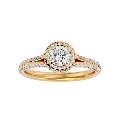 Mariam Halo Diamond Engagement Ring