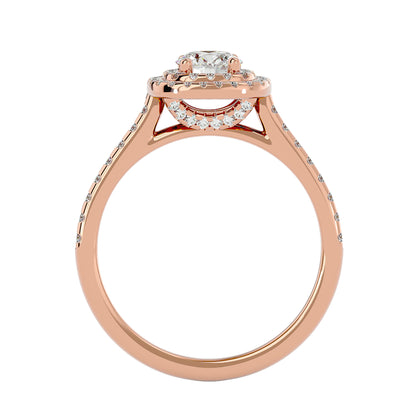Liana Double Halo Diamond Engagement Ring