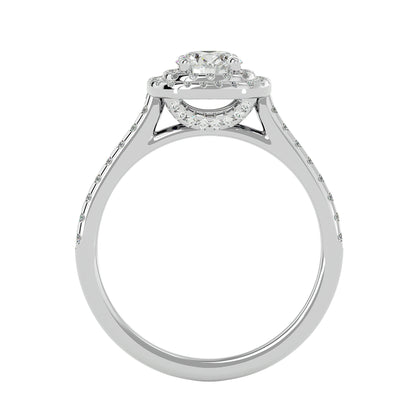 Liana Double Halo Diamond Engagement Ring