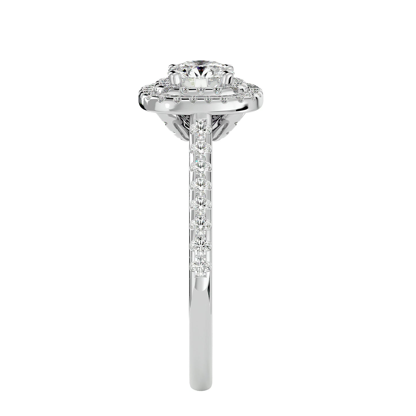 Liana Double Halo Diamond Engagement Ring