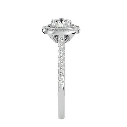 Liana Double Halo Diamond Engagement Ring