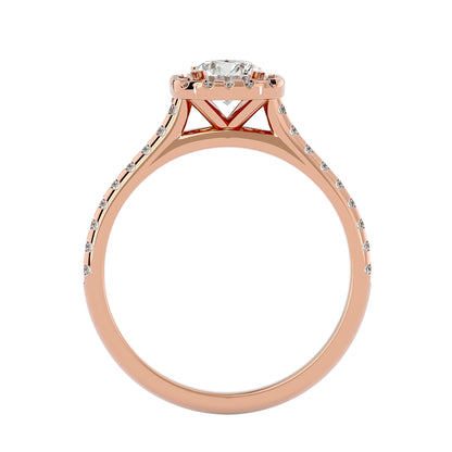 Paloma Halo Diamond Engagement Ring