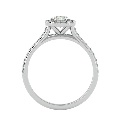 Paloma Halo Diamond Engagement Ring