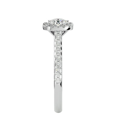 Paloma Halo Diamond Engagement Ring