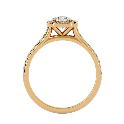 Paloma Halo Diamond Engagement Ring