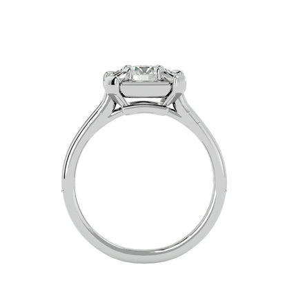 Ayla Halo Diamond Engagement Ring