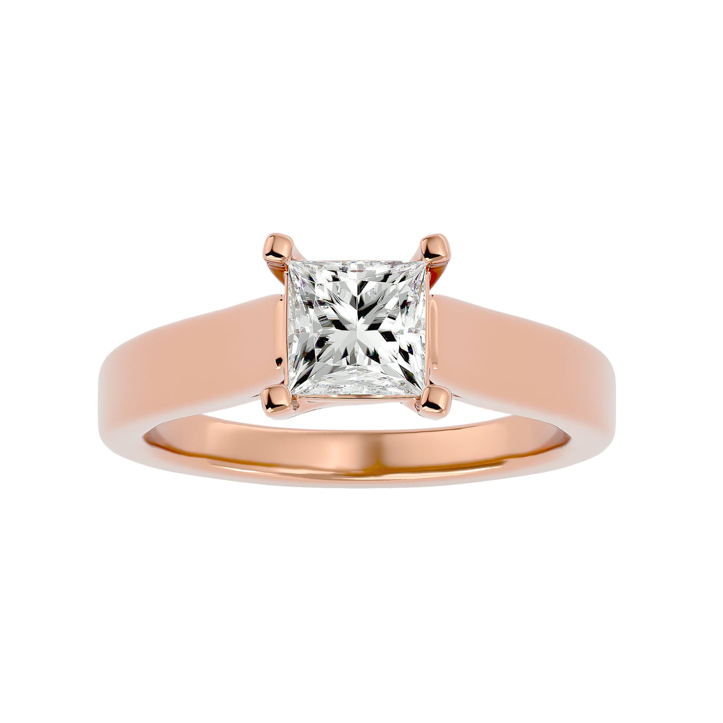 Tegan princess diamond engagement ring