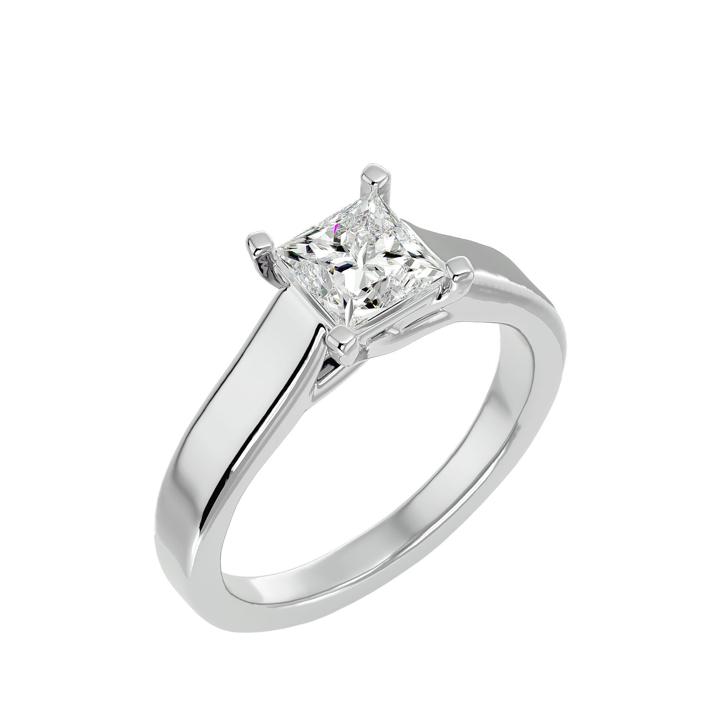 Tegan princess diamond engagement ring