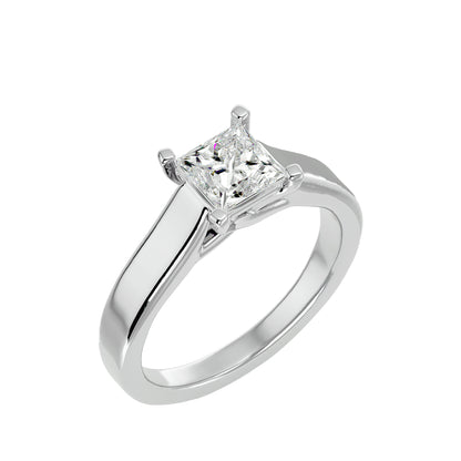 Tegan princess diamond engagement ring