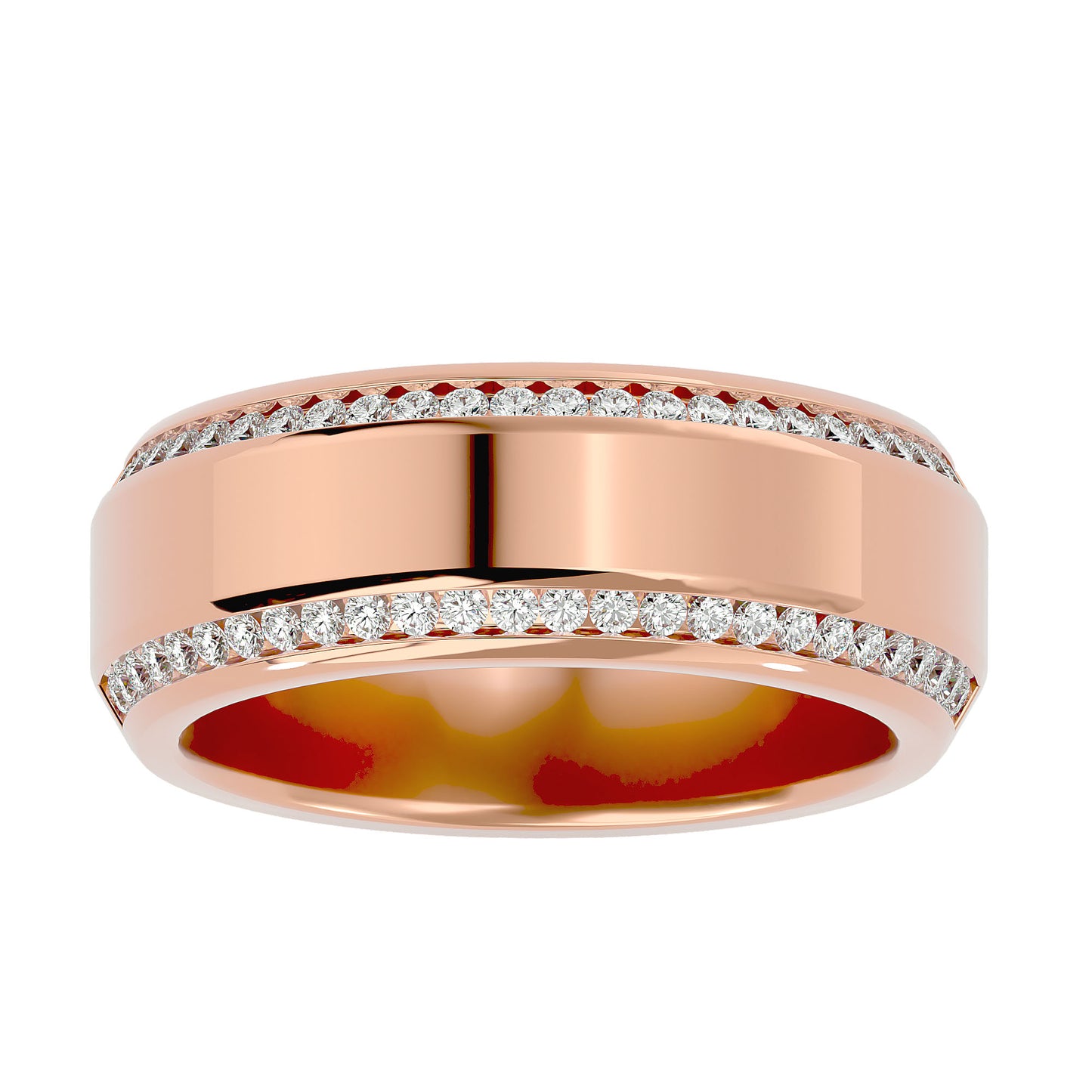 Pave men's ring