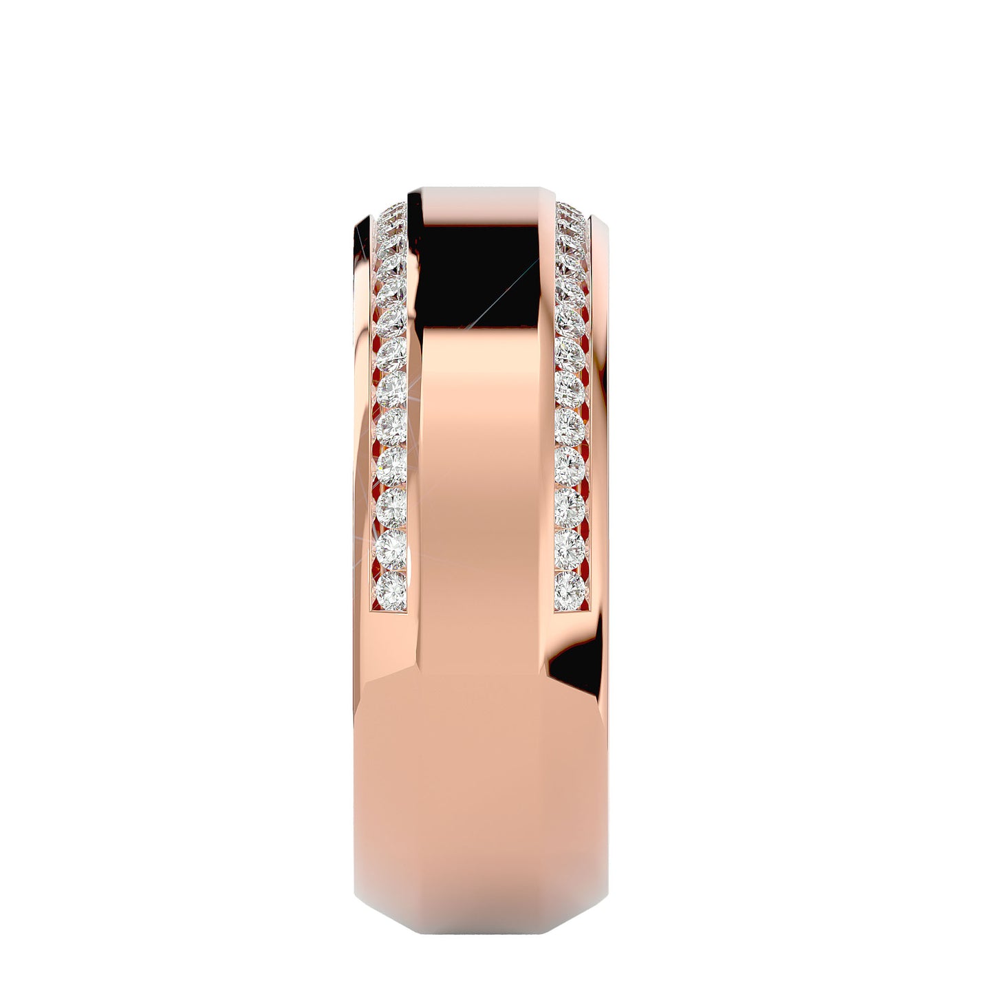Pave men's ring