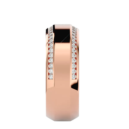 Pave men's ring