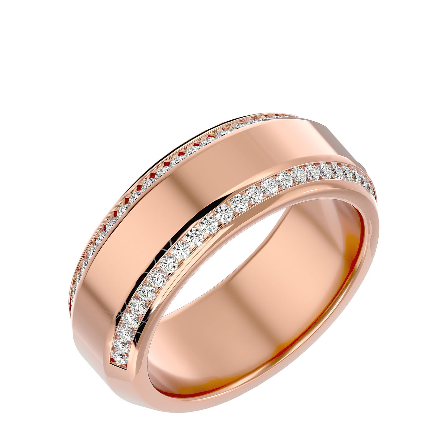 Pave men's ring