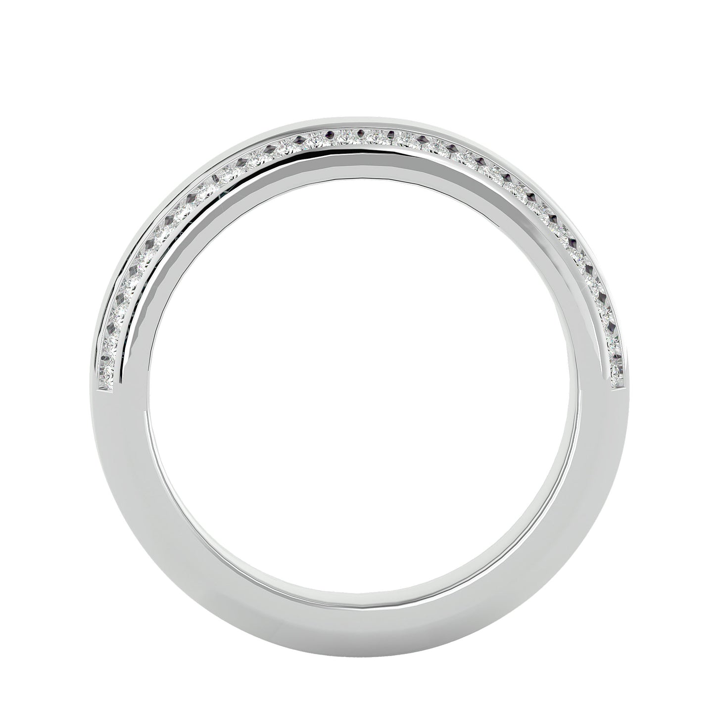 Pave men's ring