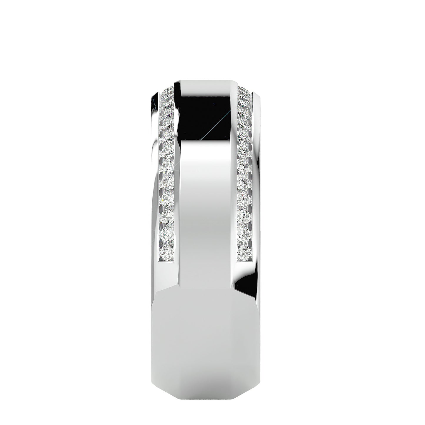Pave men's ring