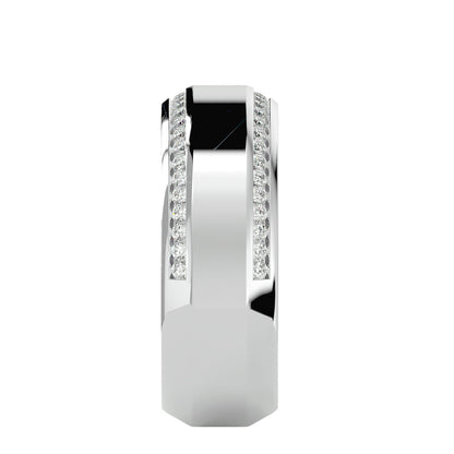 Pave men's ring