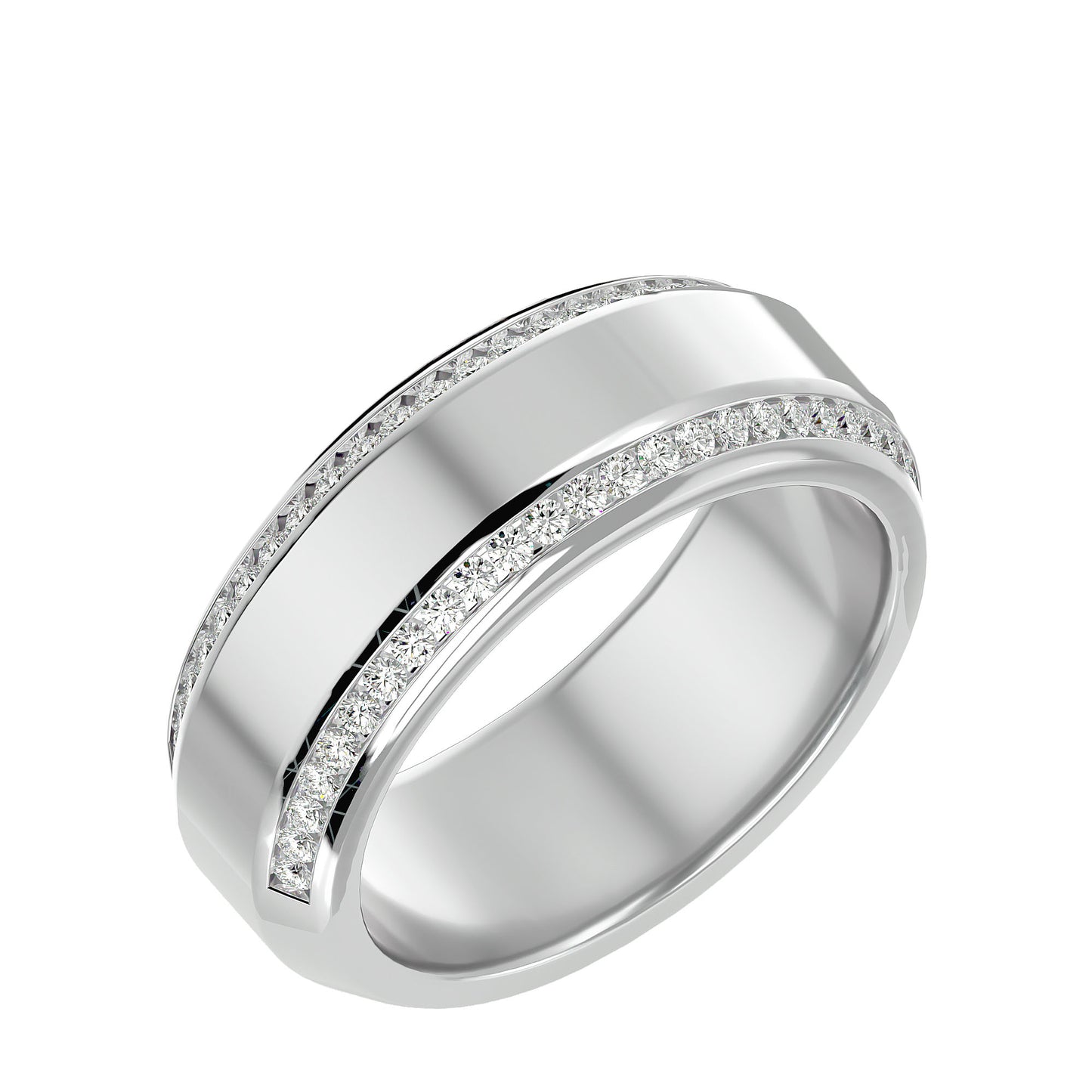 Pave men's ring
