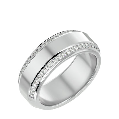 Pave men's ring