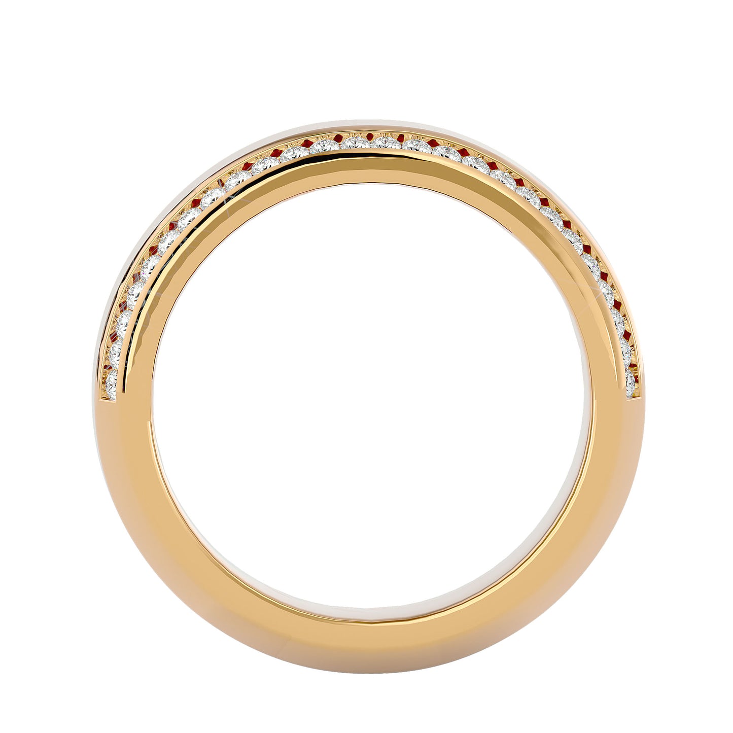 Pave men's ring