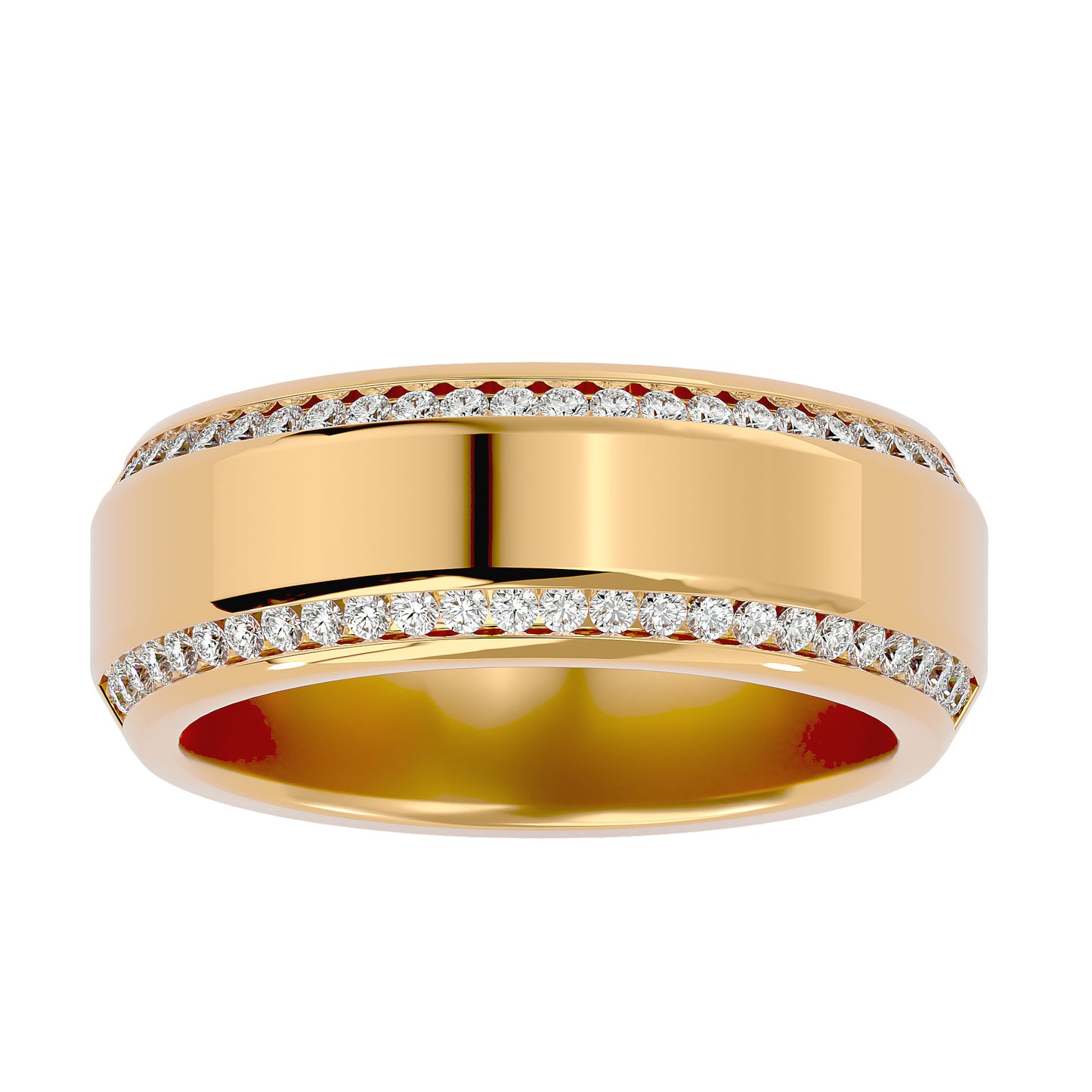 Pave men's ring