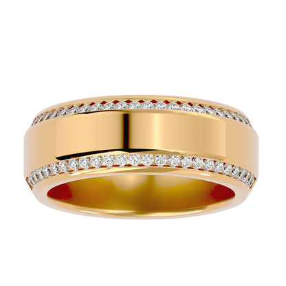 Pave men's ring