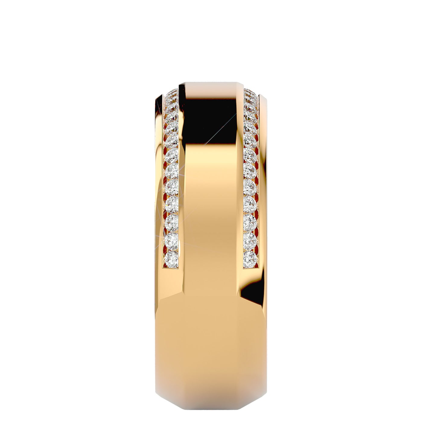 Pave men's ring