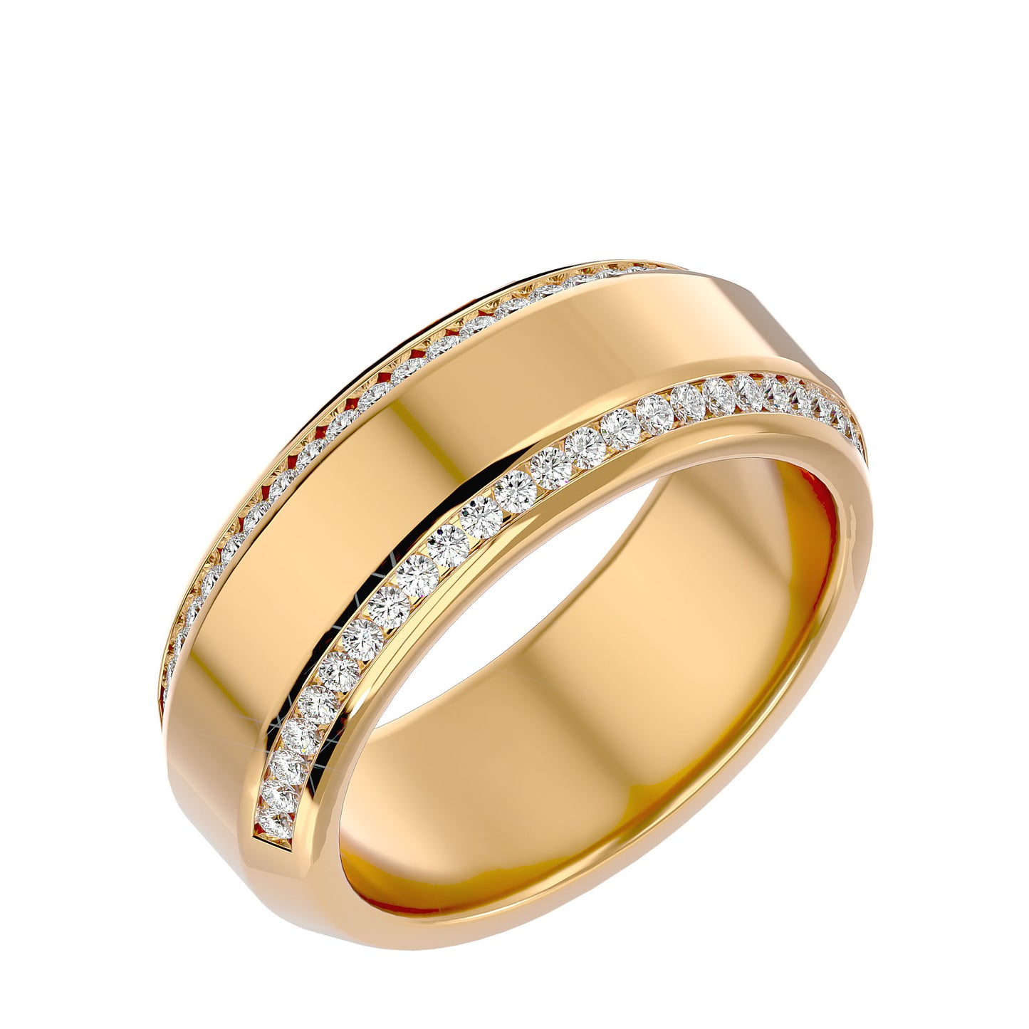 Pave men's ring