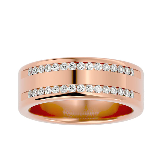 Elijah Men's diamond Band