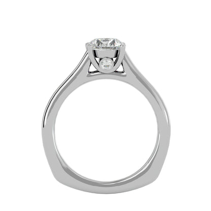 Asteria round diamond engagement ring